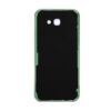 Samsung Galaxy A7 (2017, A720F) üveg borítású hátlap / akkumulátor fedél (fekete)