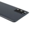 Samsung Galaxy S20 Ultra 4G/5G (G988) üveg hátlap / akkufedél, ragasztóval, logóval, szürke