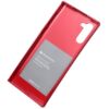 Samsung Galaxy Note 10, minőségi, ütés és karcálló szilikon tok, piros