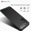 Samsung Galaxy A52 (5G/4G) / A52s (5G) ütésálló, karbon mintás, szilikon tok, fekete