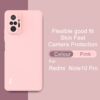 Xiaomi Redmi Note 10 Pro minőségi, ütésálló szilikon tok, rózsaszín