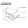 USB 2.0 (anya) - Micro USB (apa) átalakító (OTG, fekete)