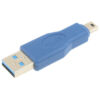 USB 3.0 (apa) - Mini USB (apa, 10 pin) átalakító