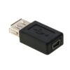 USB 2.0 (anya) - Mini USB (anya, 5 pin) átalakító
