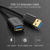 USB 3.0 apa-anya hosszabbító kábel, 2m, prémium minőség