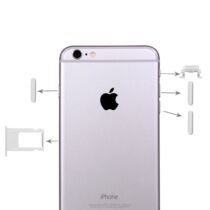 Oldal gomb/dugó garnitúra és SIM kártya tartó Iphone 6 Plus, szürke