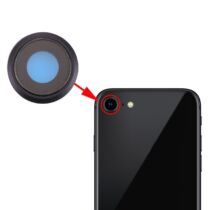 Iphone 8 kamera üveg, fekete