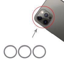 Iphone 12 Pro Max hátsó kamera keret/gyűrű szett, grafit szürke