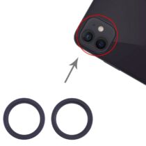 Iphone 13 hátsó kamera keret/gyűrű szett, fekete