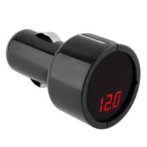 Szivargyújtós autó akkumulátor feszültségmérő (voltmérő) 12-24V
