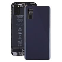 Samsung Galaxy A41 (A415) hátlap / akkumulátor fedél, ragasztóval, logóval, fekete