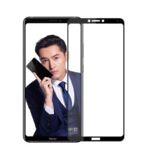 Huawei Honor Note 10 kijelzővédő edzett üvegfólia hajlított (0.3mm, 9H, fekete), prémium minőség