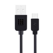 Micro USB, minőségi töltő/adat kábel, 3m, fekete