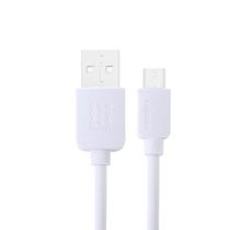 Micro USB, minőségi töltő/adat kábel, 2m, fehér