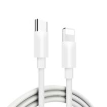 Iphone/Apple lightning - USB-C minőségi adat és gyorstöltő kábel, 2m (3A, 18W, PD, fehér)