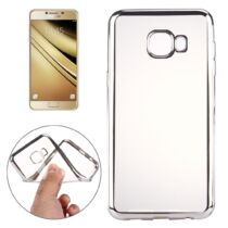 Samsung Galaxy A9 (2016) átlátszó-ezüst szilikon tok