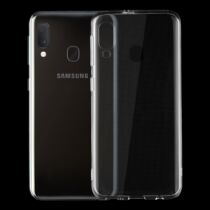 Samsung Galaxy A20e, vékony szilikon tok, átlátszó