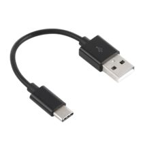 USB- USB-C átalakító, 14cm (fekete)
