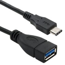 USB (anya) - USB-C (apa) átalakító kábel (OTG), 1m