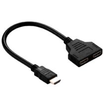 HDMI elosztó kábel (1080P, 30cm)