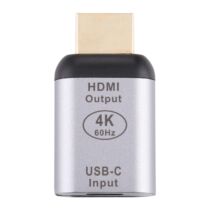 USB-C (Type 3.1, anya) - HDMI (apa) átalakító adapter