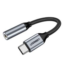 USB-C (apa) - USB-C (anya) és Jack 3.5mm (anya) átalakító adapter