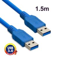 USB 3.0 toldó kábel (apa-apa), 1.5m