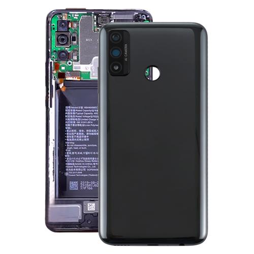 Huawei P smart 2020 hátlap / akkumulátor fedél, kamera lencsével, logóval, fekete
