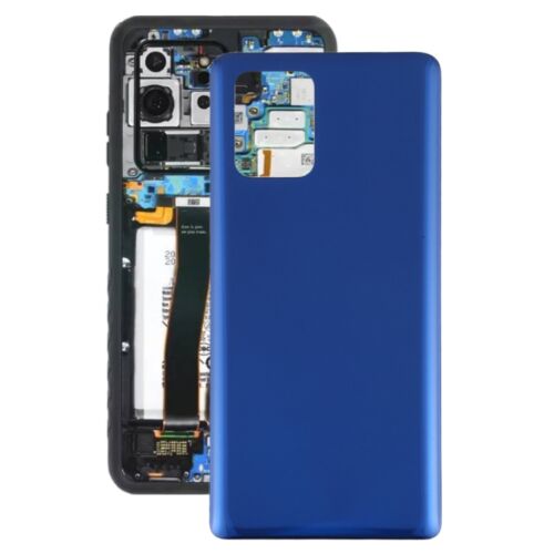 Samsung Galaxy S10 Lite (G770) hátlap / akkumulátor fedél, ragasztóval, logóval, kék