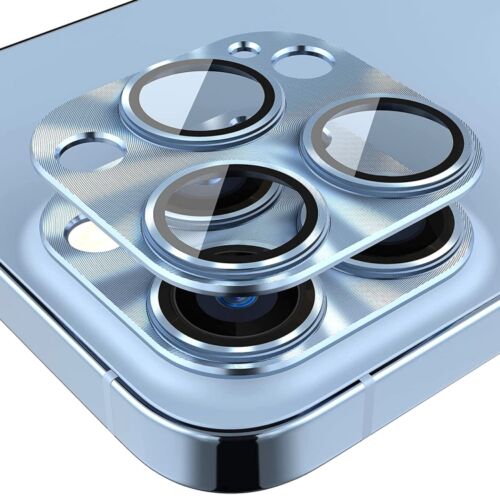 iPhone 14 Pro / 14 Pro Max minőségi kameravédő üvegfólia (9H, kék)