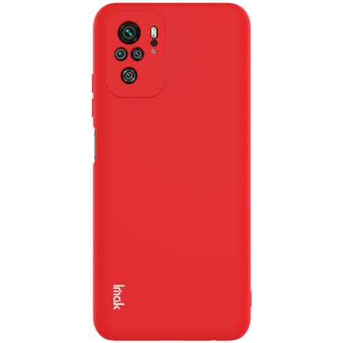 Xiaomi Redmi Note 10 (4G) / Note 10s, minőségi, ütésálló szilikon tok, piros