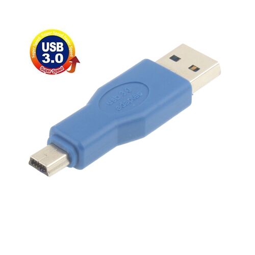 USB 3.0 (apa) - Mini USB (apa, 10 pin) átalakító