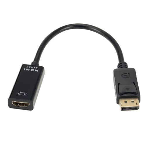 Display Port (apa) - HDMI (anya) UHD 4K átalakító, fekete