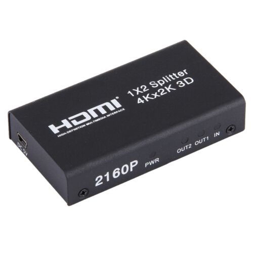 HDMI 1x2 elosztó (2160p, 4K, 2K, 3D)